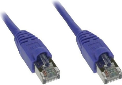 Изображение InLine Kabel krosowy 1000 Mbit RJ45 fioletowy, 2m (72502P)
