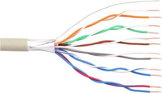 Picture of InLine Kabel Telefoniczny, 12 y, 6x2x0.6mm, ekranowany, 100m (69977A)