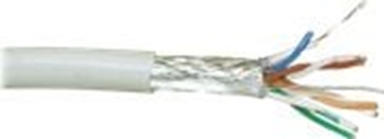 Изображение InLine Kabel, Cat.5e, S-FTP, AWG24, CU, halogen free, grey 100m (73100U)