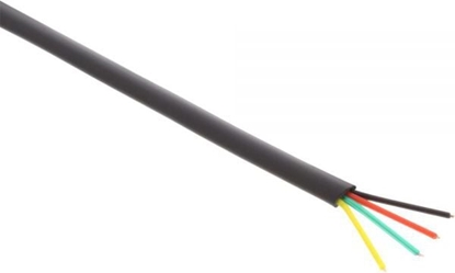 Picture of InLine Modularny kabel 4 yy, czarny, 100m, piercie (69981)