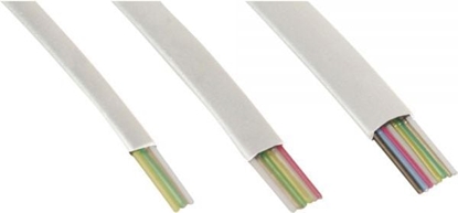 Picture of InLine Modularny kabel 6 y, biay, 100m, piercie (69986W)