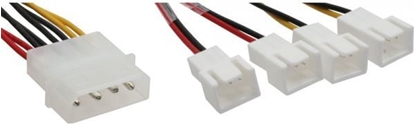 Picture of InLine Molex - 3-pin x4, Wielokolorowy (33005B)