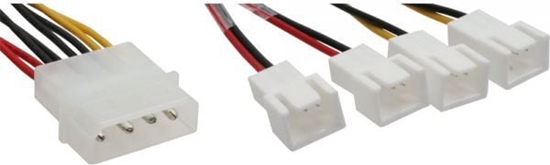 Picture of InLine Molex - 3-pin x4, Wielokolorowy (33005B)