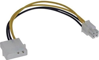 Picture of InLine Molex - ATX/EPS 4-pin, 0.2m, óty (26632)