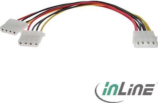 Picture of InLine Molex - Molex x2, 0.2m, Wielokolorowy (29659)