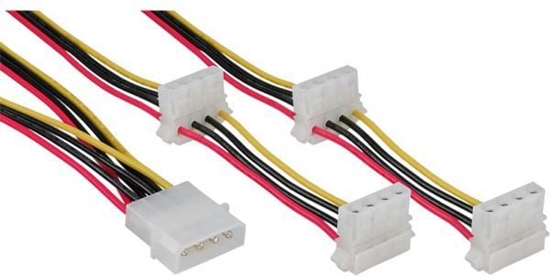 Изображение InLine Molex - Molex x4, 0.55m, Wielokolorowy (29654A)