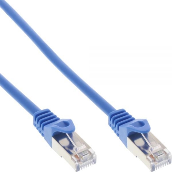 Изображение InLine Patchcord F/UTP, Cat.5e, niebieski 10m (71500B)