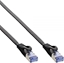 Attēls no InLine Patchcord Paski U/FTP, Cat.6A, czarny 2m (71802S)