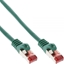Picture of InLine Patchcord S/FTP, PiMF, Cat.6, 250MHz, halogen free, zielony 0.25m (76922G)