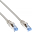 Picture of InLine Patchcord S/FTP, PiMF, Cat.6A, halogen free, 500MHz, szary 25m (76825)