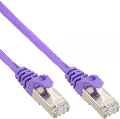 Attēls no InLine Patchcord SF/UTP Cat.5e, fioletowy 7.5m (72575P)