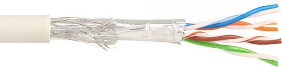 Изображение InLine Patchcord sieciowy SF/UTP, Cat.5e, AWG26, CCA, PVC, 100m (72099)