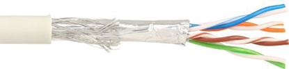 Attēls no InLine Patchcord sieciowy SF/UTP, Cat.5e, AWG26, CCA, PVC, 500m (72149)