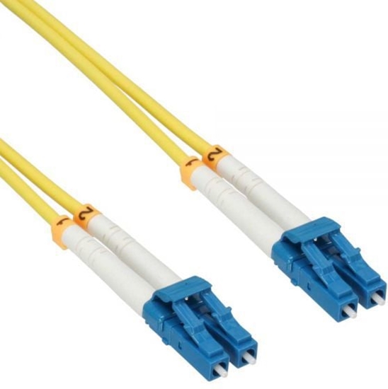 Изображение InLine Patchcord wiatowodowy LC/LC, 9/125µm, OS2, 7.5m (88656W)