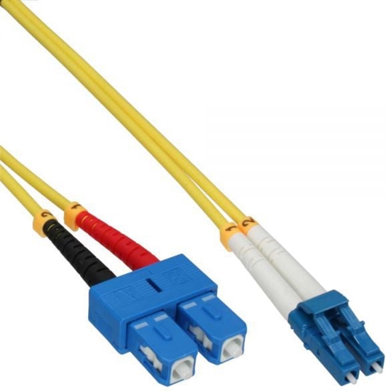 Изображение InLine Patchcord wiatowodowy LC/SC, 9/125µm, OS2, 3m (88656N)