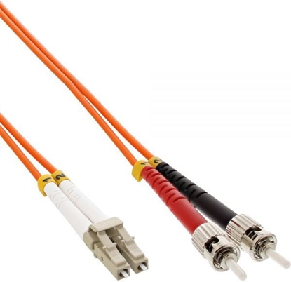 Attēls no InLine Patchcord wiatowodowy LC/ST, 50/125µm OM2 2m (88502)