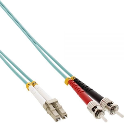 Attēls no InLine Patchcord wiatowodowy LC/ST, 50/125µm OM3 0.5m (88504O)