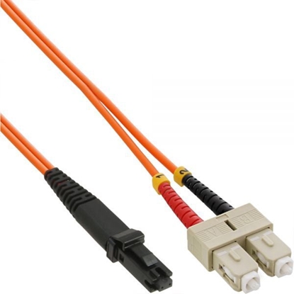 Attēls no InLine Patchcord wiatowodowy MTRJ/SC, 50/125µm, OM2, 5m (87255)