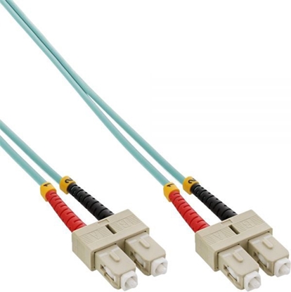 Attēls no InLine Patchcord wiatowodowy SC/SC, 50/125µm, OM3 0.5m (83555O)