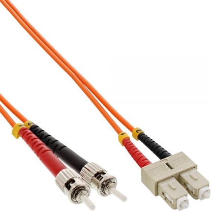 Attēls no InLine Patchcord wiatowodowy SC/ST, 50/125µm, OM2, 3m (2503)