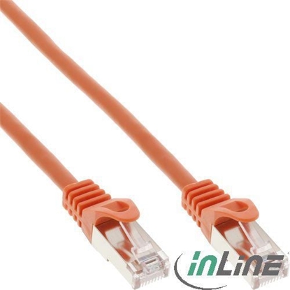 Attēls no InLine Patchcord, Cat.5e, SF/UTP, 3m, pomaraczowy (72503O)