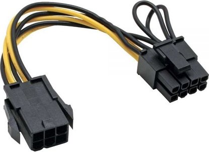 Attēls no InLine PCIe 6-pin - PCIe 8-pin, 0.1m, óty (26626)