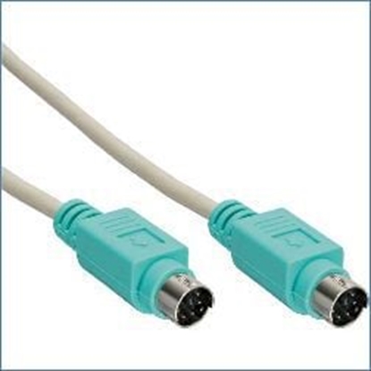 Attēls no InLine PS/2 - PS/2, 2m, Szary (13332G)