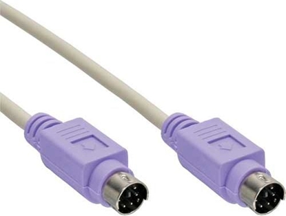 Attēls no InLine PS/2 - PS/2, 2m, Szary (13332V)