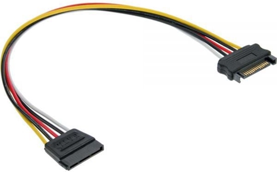 Picture of InLine SATA - SATA, 0.5m, Czarny (29651B)