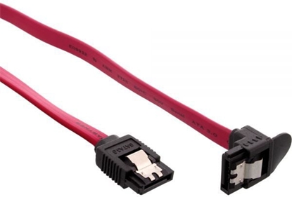 Attēls no InLine SATA - SATA, 0.5m, Czerwony (27305W)