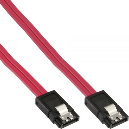 Attēls no InLine SATA - SATA, 1m, Czerwony (27310)