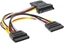 Picture of InLine SATA 15-pin - SATA 15-pin x3, 0.15m, Wielokolorowy (29681)