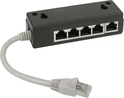 Picture of InLine Splitter ISDN 5x RJ45 eski 15cm Kabel z terminal resistors (69935)