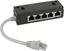 Picture of InLine Splitter ISDN 5x RJ45 eski 15cm Kabel z terminal resistors (69935)