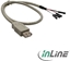 Picture of InLine USB zew. - USB wew., 0.4m, Szary (33440B)