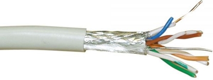 Picture of InLine Wytrzymay kabel instalacyjny SF/UTP, Cat.5e, AWG24, CU, halogen free, 300m (73300U)