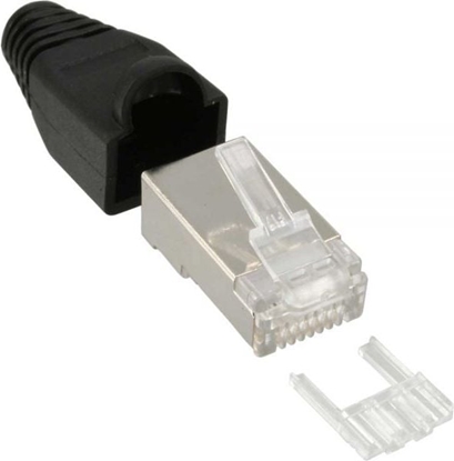 Изображение InLine Wtyczka RJ45, 8P8C, czarny 100 szt (74590S)