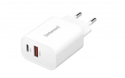 Изображение Intenso Power Adapter W30AC 1x USB-A 1x USB-C 30W     white