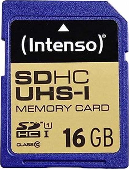 Изображение Intenso SDHC Card           16GB Class 10 UHS-I Premium