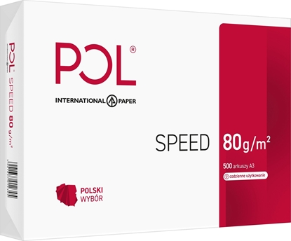 Attēls no International Paper Papier ksero PolSpeed A3 80g 500 arkuszy