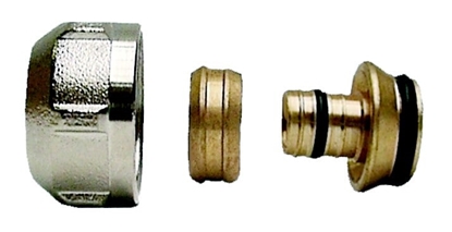 Attēls no Invena Zczka do rur PEX i WILOW 3/4\" x 16x2mm do bloków kurków 2szt. - CZ-84-003