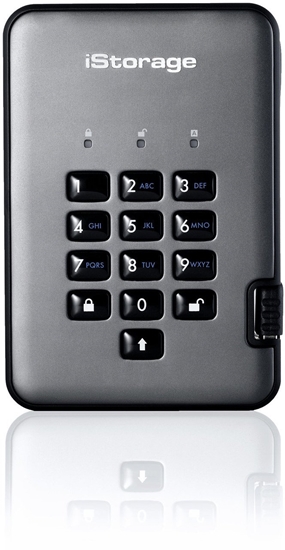 Picture of iStorage diskAshur PRO2 zewntrzny dysk twarde 5 TB USB Typu-A 3.2 Gen 1 (3.1 Gen 1) Czarny