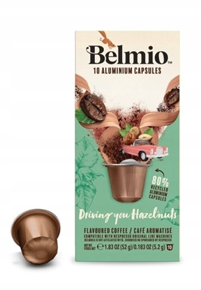 Изображение Italian Coffee Kapsuki do Nespresso Belmio Driving you Hazel'nuts 10 sztuk