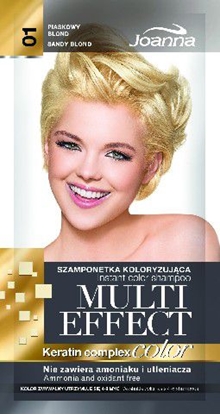 Изображение Joanna Multi Effect Color Keratin Complex Szamponetka 01 Piaskowy blond 35 g