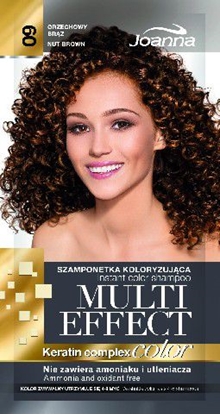Изображение Joanna Multi Effect Color Keratin Complex Szamponetka 09 Orzechowy Brz 35g - 525609