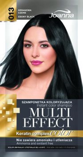 Picture of Joanna Multi Effect Color Keratin Complex Szamponetka 13 Hebanowa Czer 35 g