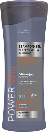 Изображение Joanna Power Men Szampon-el pod prysznic 3w1 100ml
