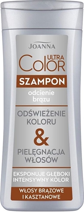 Attēls no Joanna Ultra Color System Szampon do wosów brzowych i kasztanowych 200 ml
