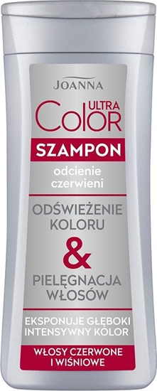 Изображение Joanna Ultra Color System Szampon do wosów rudych,czerwonych i kasztanowych 200 ml