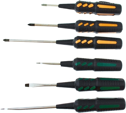 Attēls no JOBIprofi Zestaw wkrtaków duga rczka 6szt. (W15430)